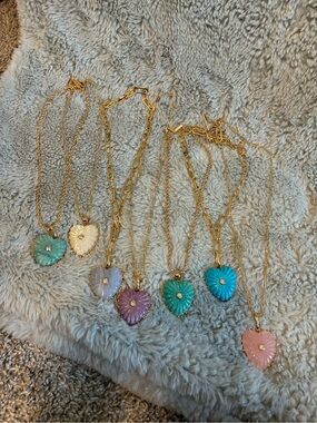 Thatch Malene Heart Clip or Bail Charm! Choose Color & Necklace